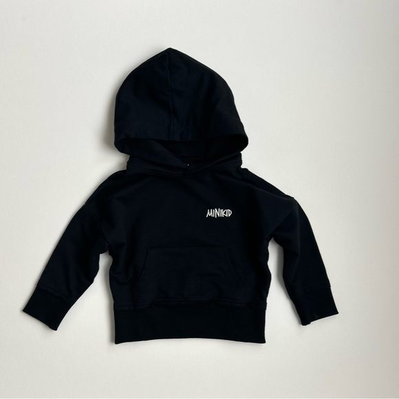 MINIKID Black Hoodie - Picture 1 of 3